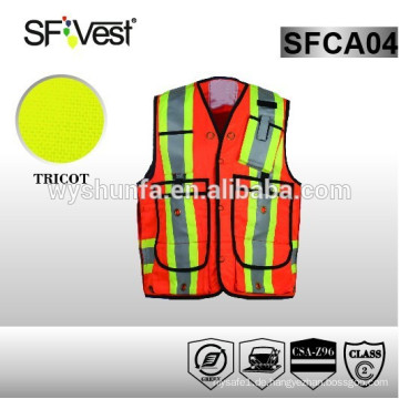 Sicherheit Uniform Reflektierende Sicherheitsweste für Arbeitskleidung